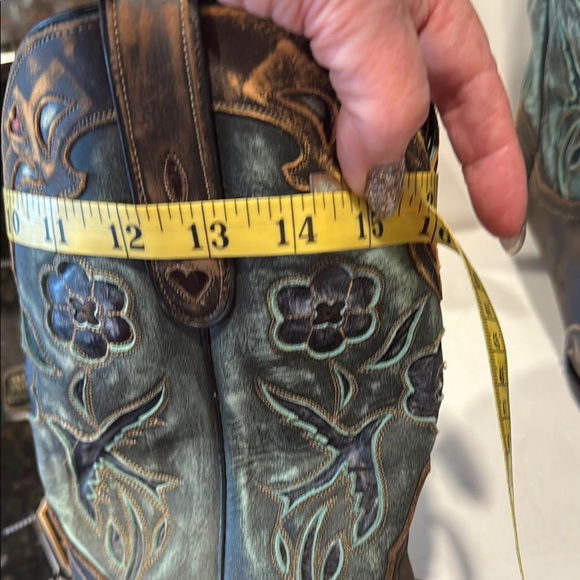 DAN POST Embroidered WESTERN Cowboy Boots!! - Picture 13 of 14